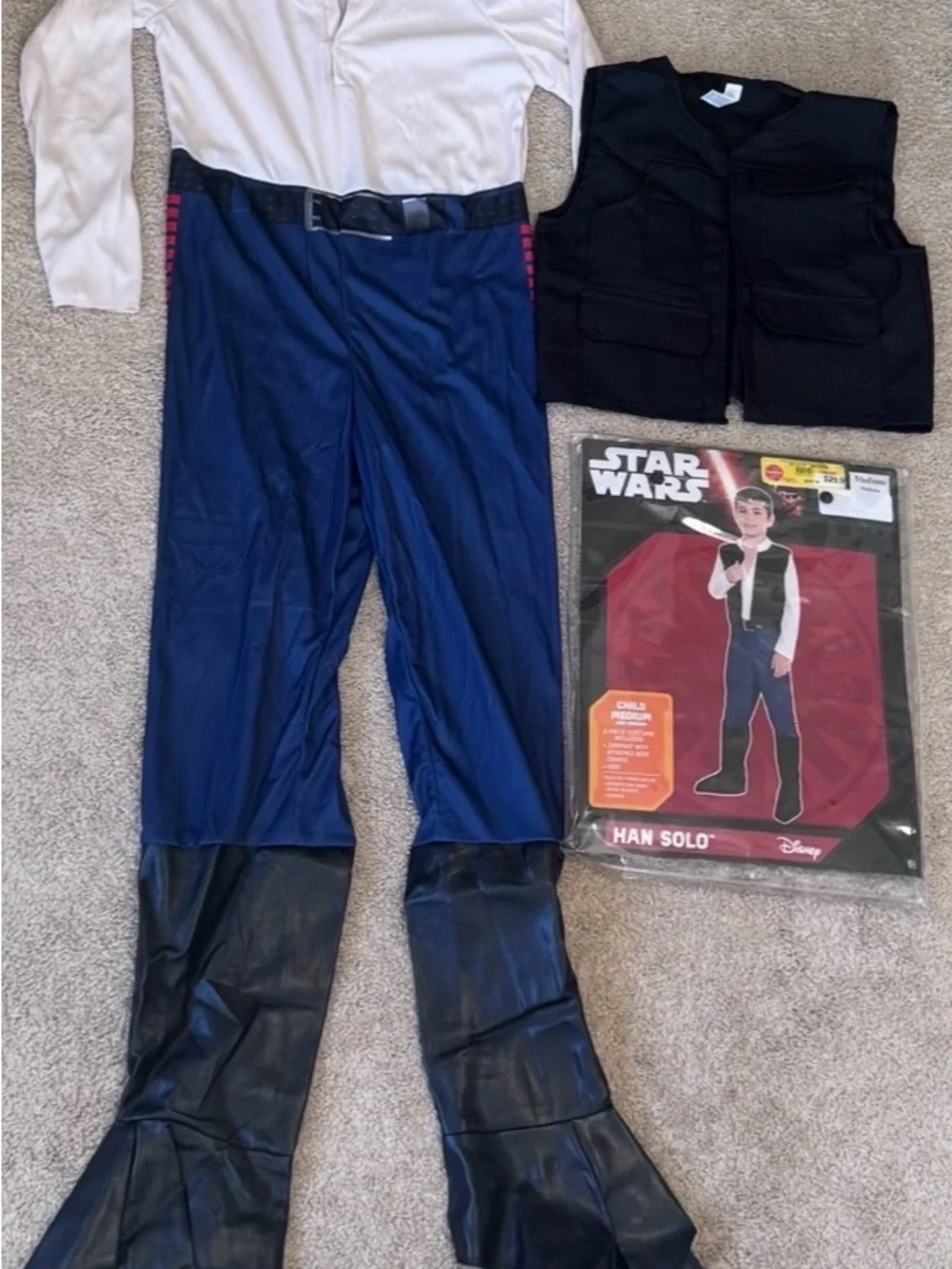 Child Han Solo Star Wars Costume Medium